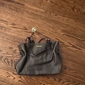 Michael Kors Black Leather Tote